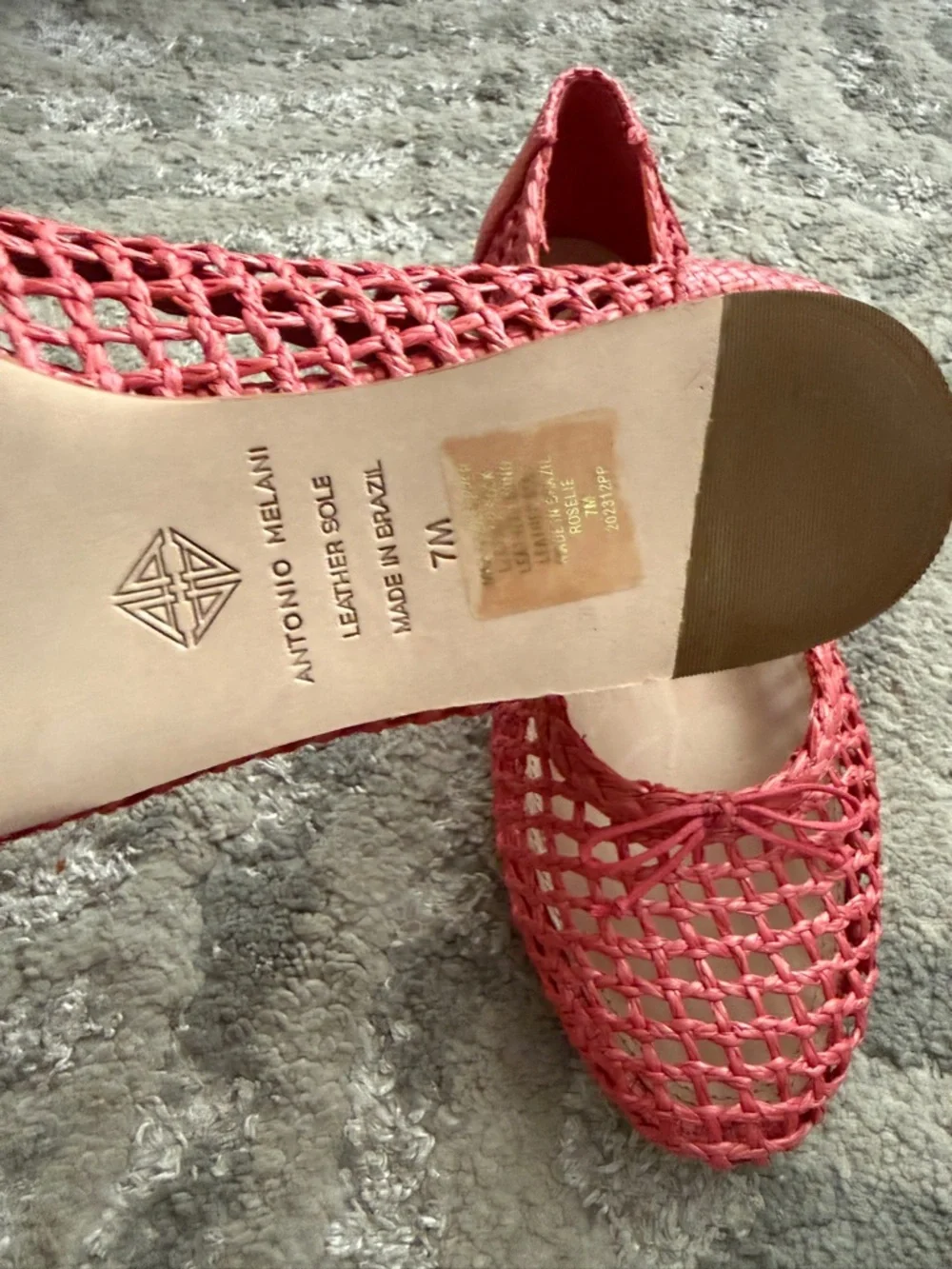 Antonio Melani |  basketweave flats
